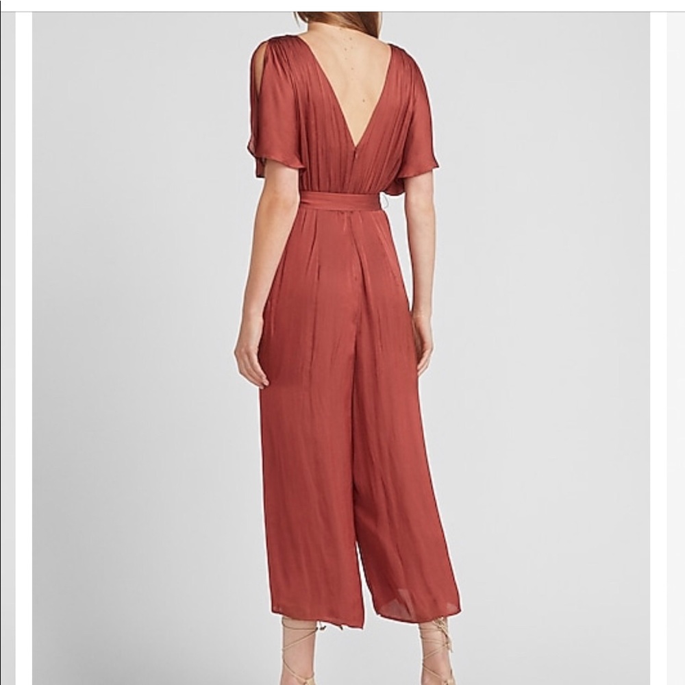NEW WITH TAGS! Satin jumpsuit - Picture 4 of 4